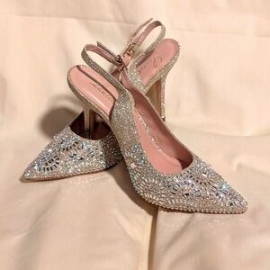 Lauren Lorraine Rachel2 Size 6 Bejeweled Heels